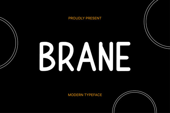 Brane Font Poster 1