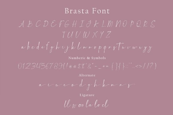Brasta Font Poster 6