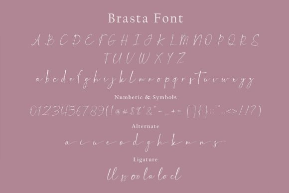 Brasta Font Poster 6