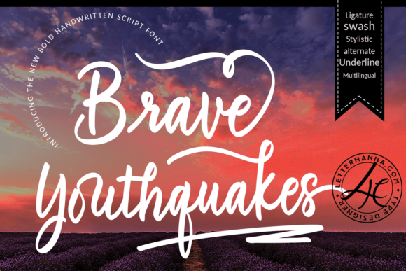 Brave Youthquakes Font Poster 1