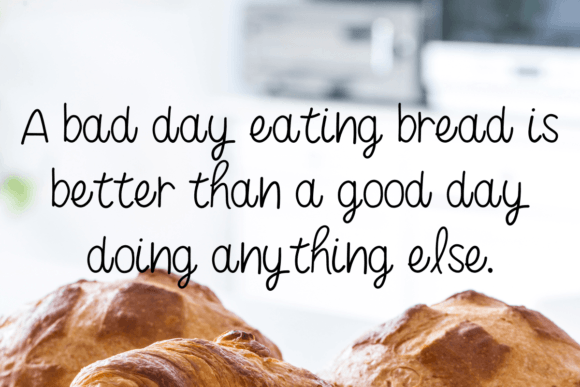Bread Font Poster 2