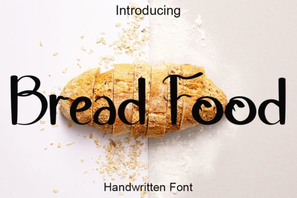 Bread Food Font Poster 1