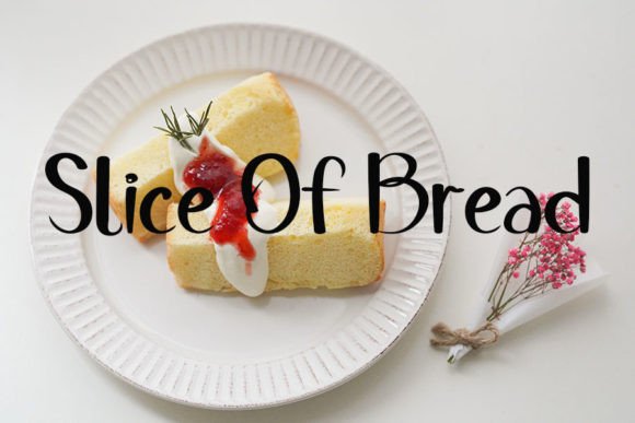 Bread Food Font Poster 4