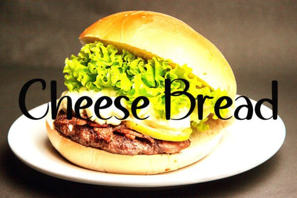 Bread Food Font Poster 5