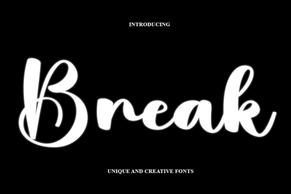 Break Font Poster 1