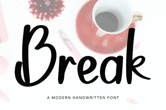 Break Font Poster 1