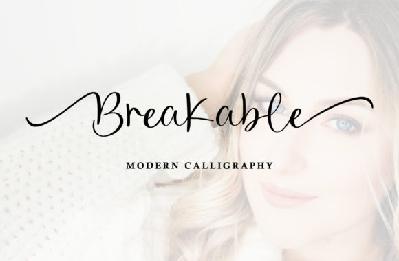 Breakable Font