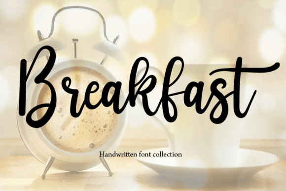 Breakfast Font Breakfast Font Poster 1