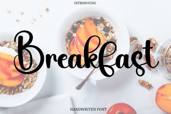 Breakfast Font Poster 1
