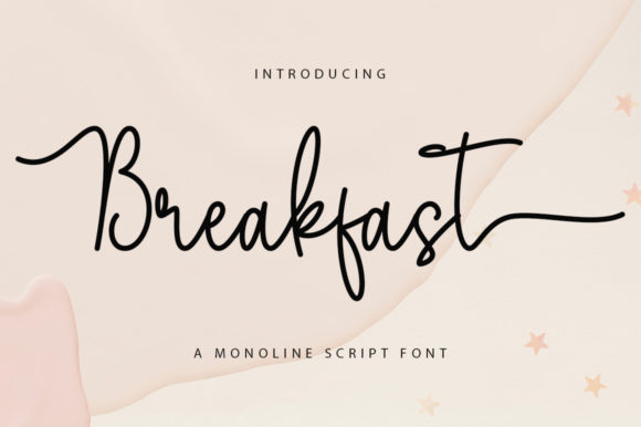 Breakfast Font Poster 1