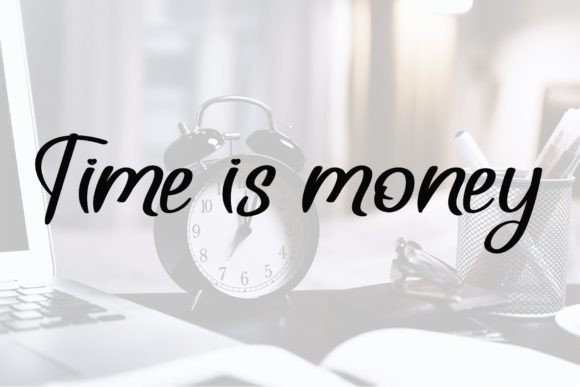 Breaktime Font Poster 4
