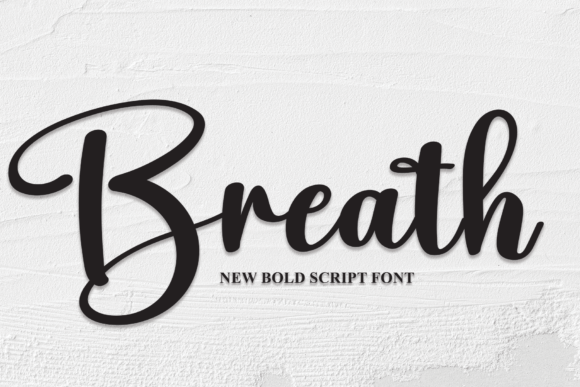 Breath Font Poster 1