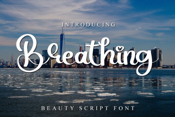 Breathing Font Poster 1