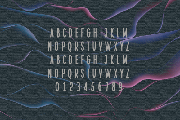 Breathtaking Font Poster 2