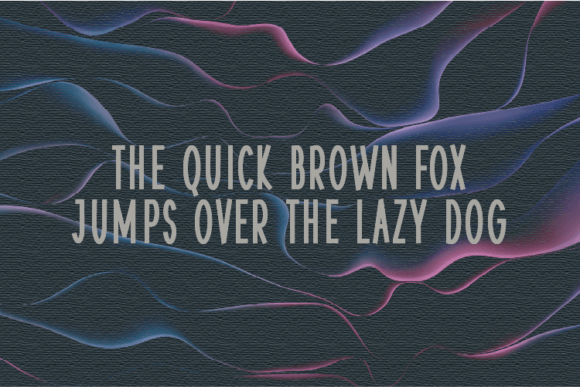 Breathtaking Font Poster 4