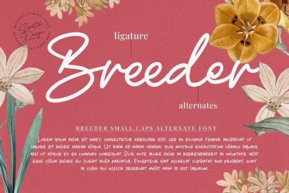 Breeder Font Poster 8