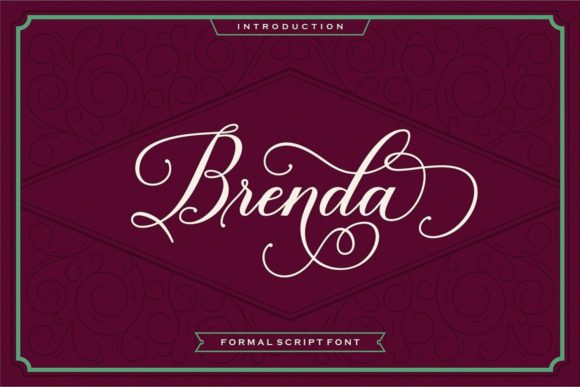 Brenda Font Poster 1