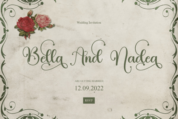 Bride Font Poster 3