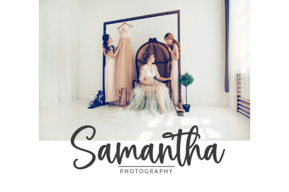 Bridesmaid Font Poster 5