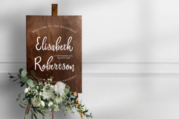 Bridesmaids Font Poster 2