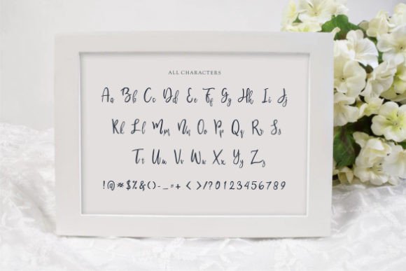 Bridesmaids Font Poster 7