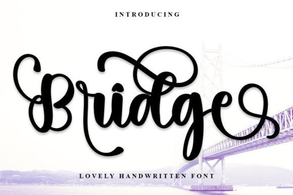 Bridge Font Poster 1