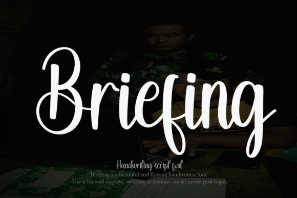 Briefing Font Poster 1