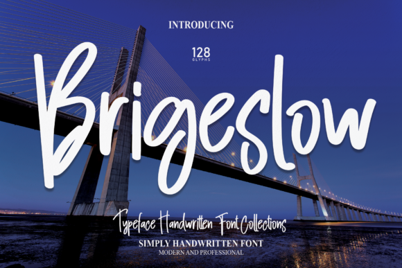 Brigeslow Font Poster 1