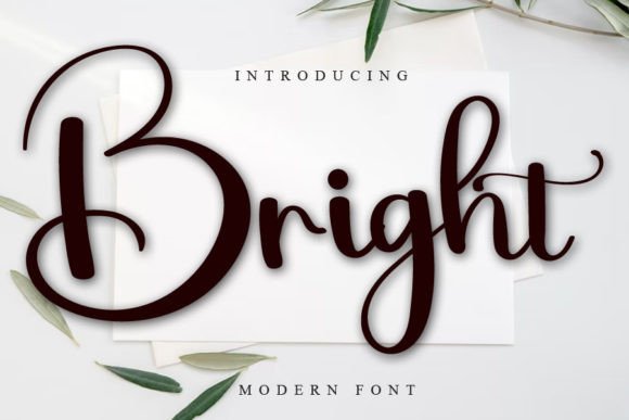 Bright Font Poster 1