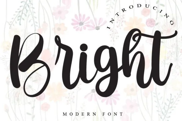 Bright Font Bright Font Poster 1