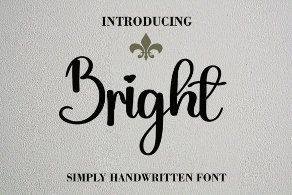 Bright Font Poster 1