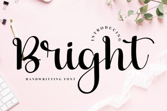 Bright Font Poster 1