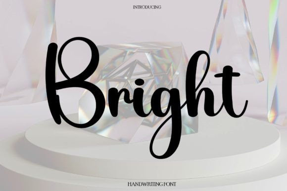 Bright Font Poster 1