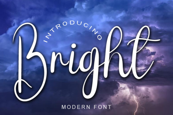 Bright Font Poster 1