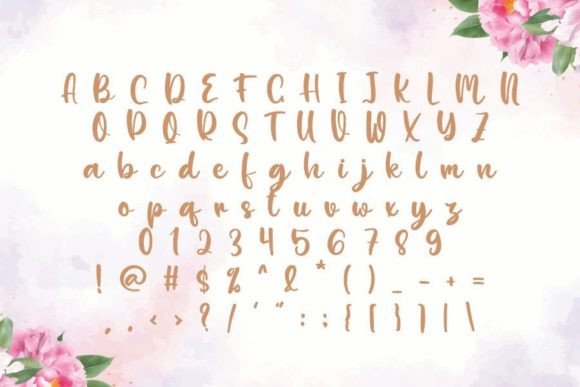 Bright Mary Font Poster 4