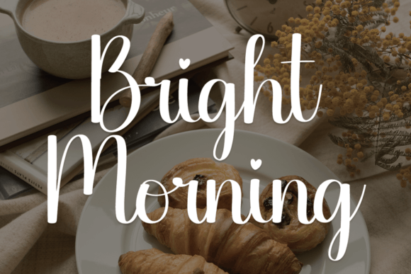 Bright Morning Font Poster 1