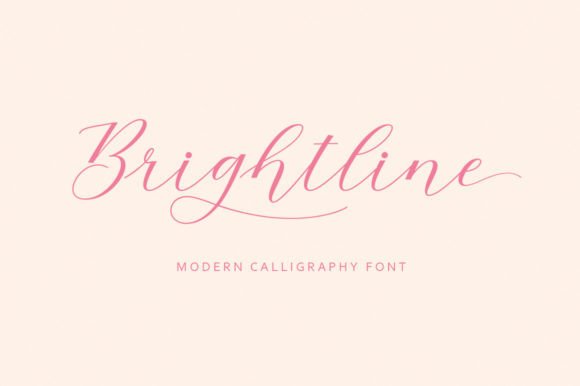 Brightline Font Poster 1