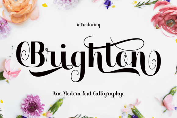 Brighton Font Poster 1