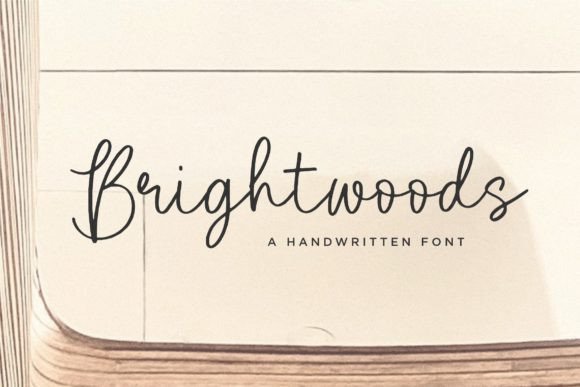 Brightwoods Font Poster 1