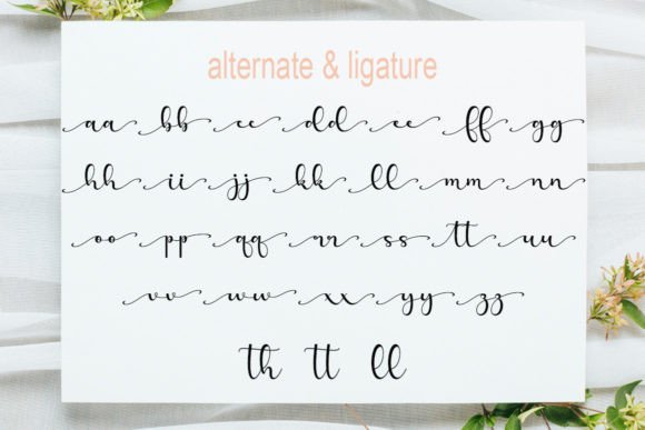 Brigitha Font Poster 6