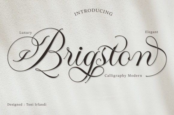 Brigston Font Poster 1