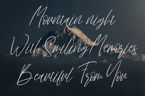 Brillian Signature Font Poster 6