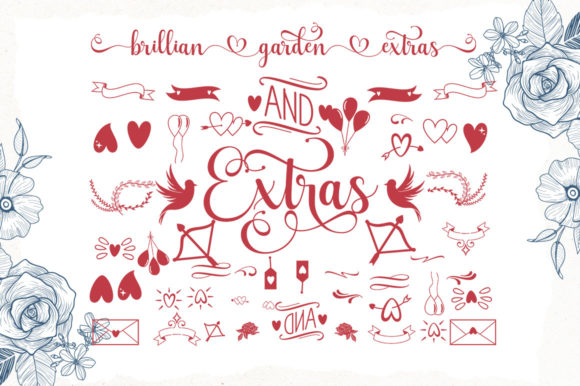 Brilliant Garden Font Poster 11