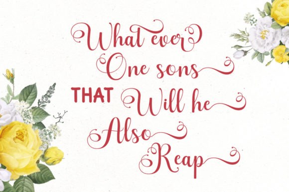 Brilliant Garden Font Poster 7