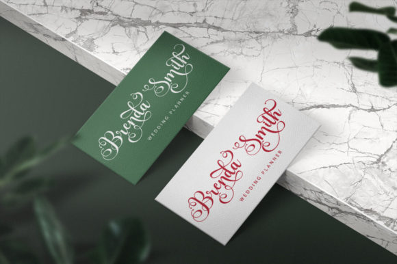 Brilliant Garden Font Poster 8