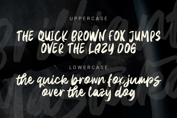 Brilliant Mastaka Font Poster 2