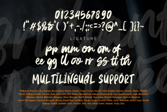 Brilliant Mastaka Font Poster 3