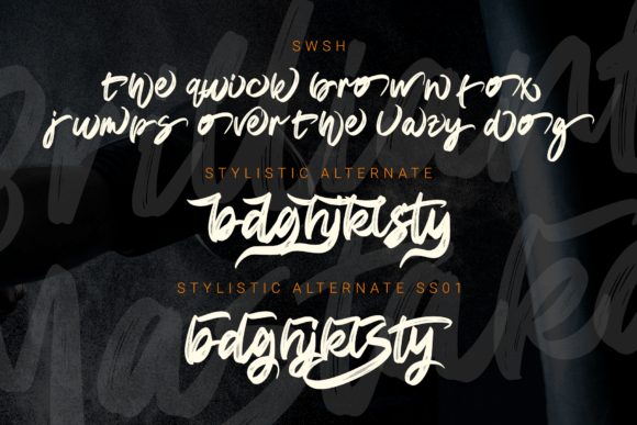 Brilliant Mastaka Font Poster 5