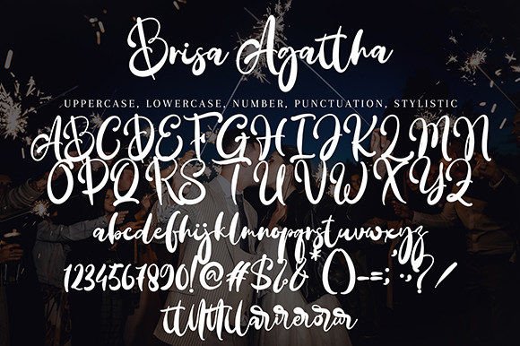 Brisa Agattha Font Poster 9