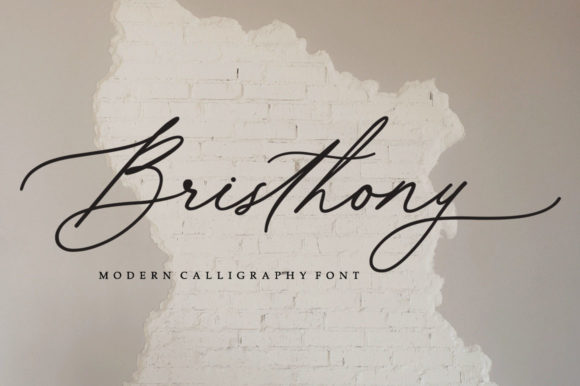Bristhony Font Poster 13